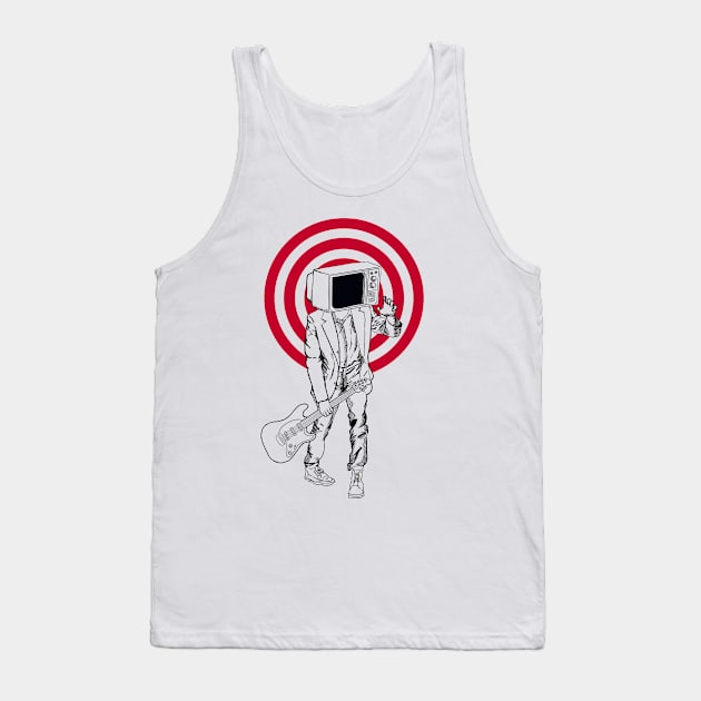 Guitar player Tank Top by Aldebaran